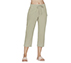INCLINE MIDCALF PANT, GREEN/WHITE Apparel Lateral View