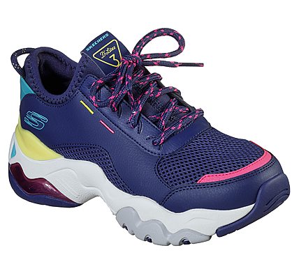 D'LITES 3.0 AIR-SKY CEILING, NAVY/MULTI Footwear Lateral View