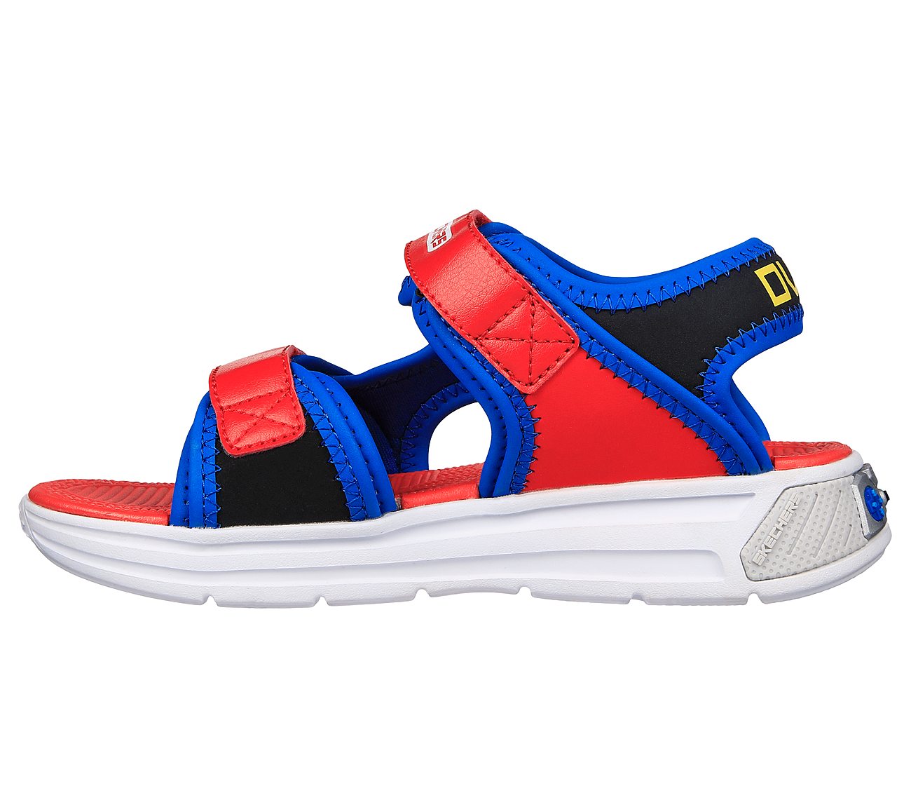 POWER SPLASH, RED/BLUE Footwear Left View