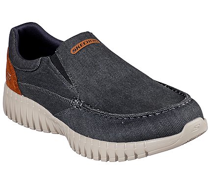 GO WALK SMART - GRON, NNNAVY Footwear Lateral View