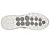 GO WALK 6, GREY/RED Footwear Bottom View