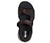GO WALK FLEX SANDAL-EASY ENTR, BROWN Footwear Top View