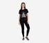 STUD EMBELLISHED ROUND NECK TSHIRT, BBBBLACK Apparel Left View