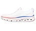 GO RUN GLIDE-STEP FLEX - ZULA, WHITE/MULTI Footwear Left View