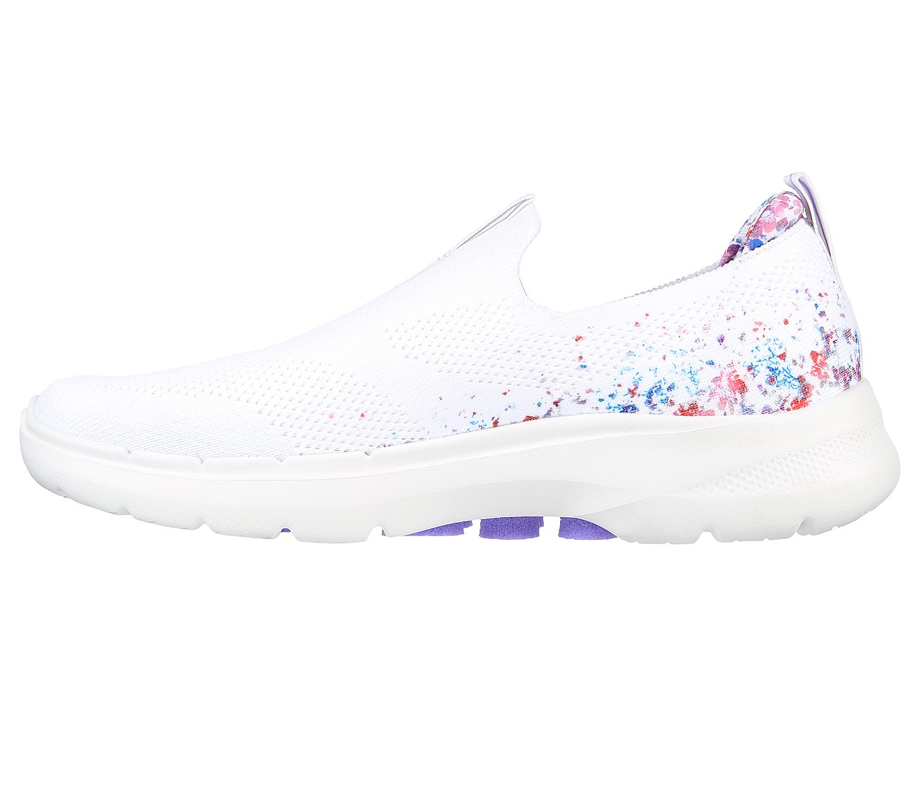 GO WALK 6 - FLORAL SUNRISE, WHITE/MULTI Footwear Left View