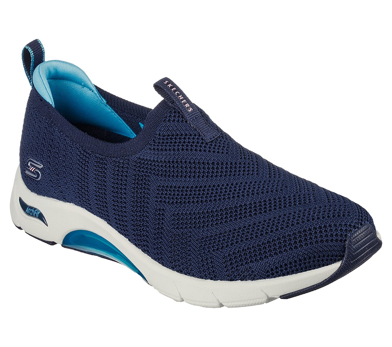 SKECH-AIR ARCH FIT - TOP PICK, NAVY/BLUE Footwear Right View