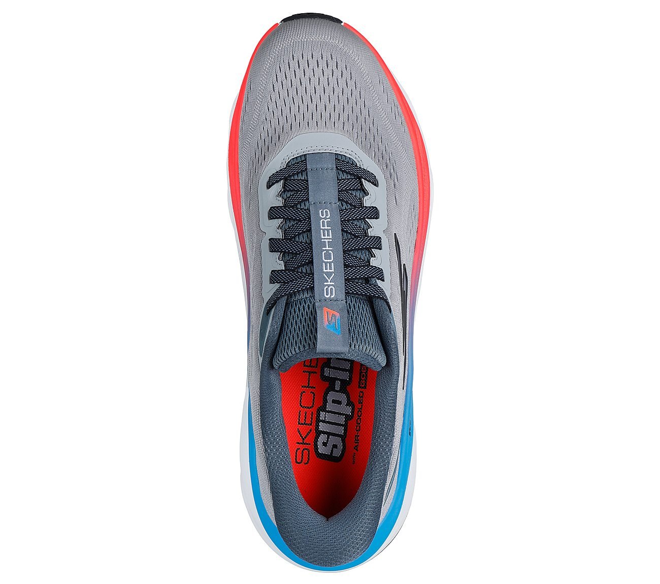 MAX RUN, GRAY/MT Footwear Top View