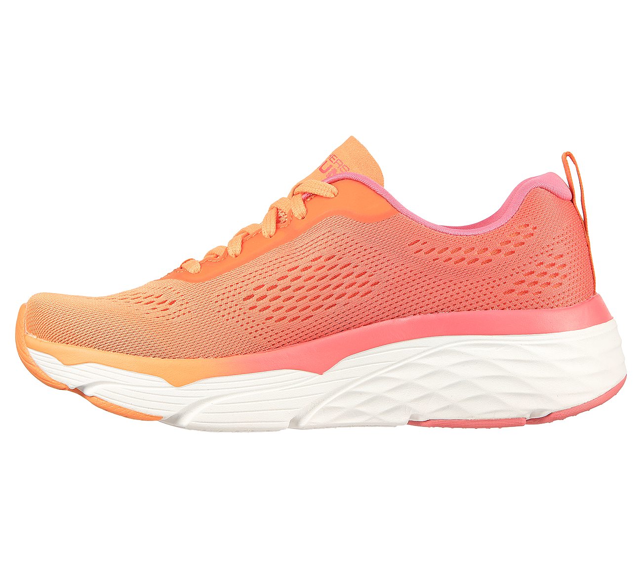 MAX CUSHIONING ELITE - DESTIN, PINK/ORANGE Footwear Left View