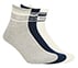 3PK MENS SOLID HALF TERRY ANKLE, NVY/GRY/WHT