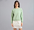DROP SHOULDER SWEATSHIRT, YELLOW/BLUE