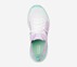 GO WALK STRETCH FIT, WHITE/MULTI Footwear Top View