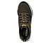 SKECHERS STREET FLEX-ELIMINAT, OLIVE/BLACK Footwear Top View