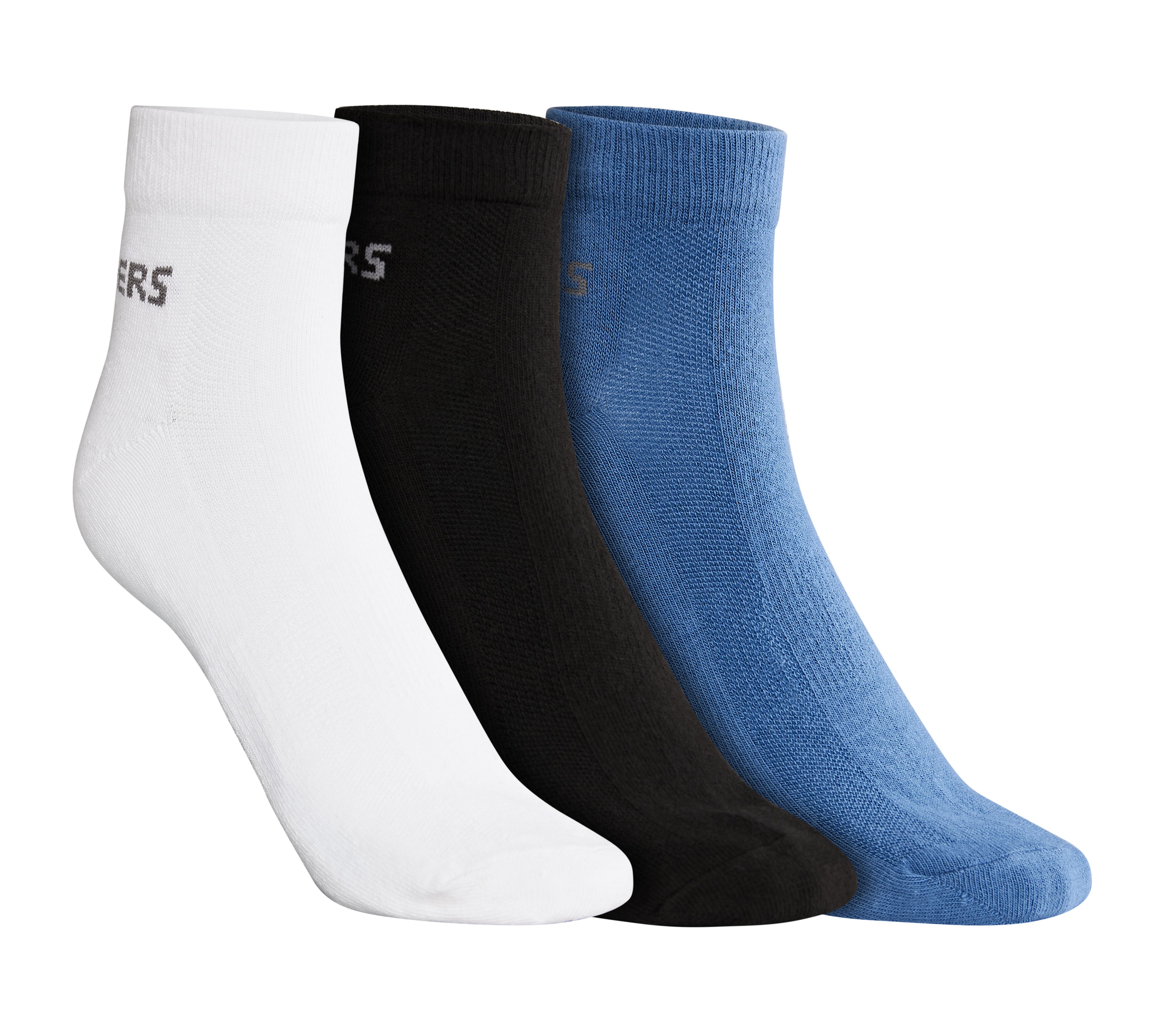 3pk Mens Non Terry Ankle,  Accessories Lateral View