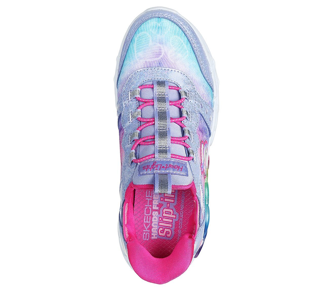 INFINITE HEART LIGHTS - ETERN, LAVENDER/MULTI Footwear Top View