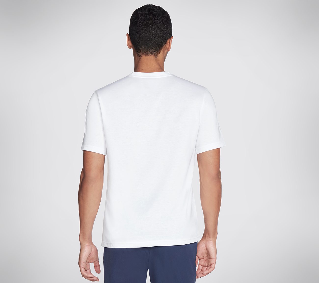 SKECHERS CITY 92 TEE, WWWHITE Apparels Top View