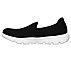 GO WALK EVOLUTION ULTRA-SATIS, BLACK/WHITE Footwear Left View