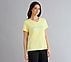 BASIC PERFROMANCE TUNIC T-SHIRT, SILVER/LIME