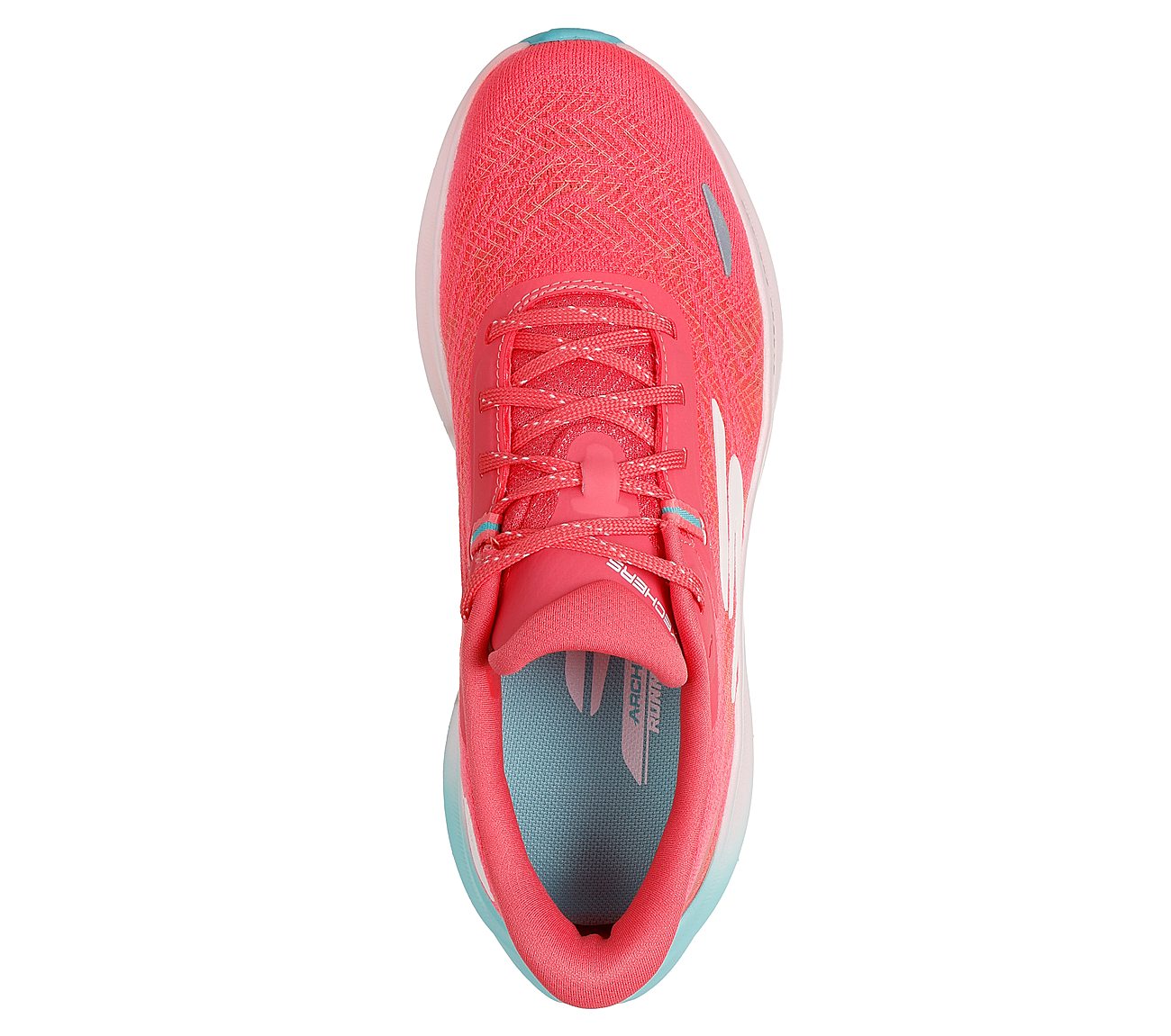 SKECHERS AERO SPARK, CORAL Footwear Top View