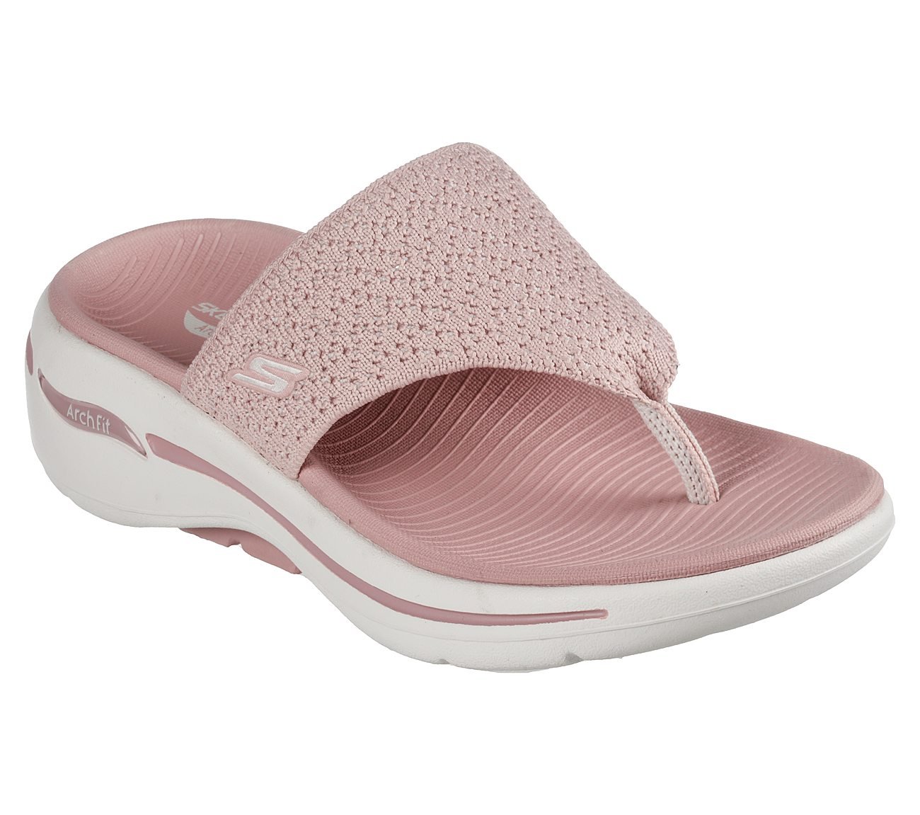 GO WALK ARCH FIT SANDAL - WEE, MMAUVE Footwear Lateral View