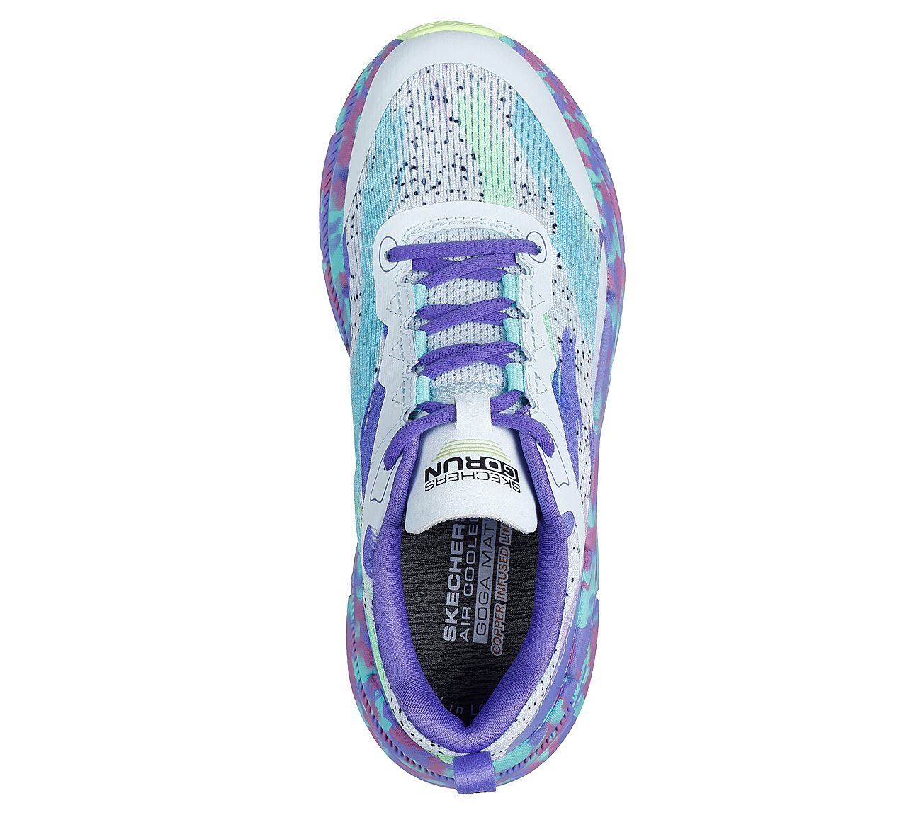 MAX CUSHIONING PREMIER 2, PURPLE MULTI Footwear Top View