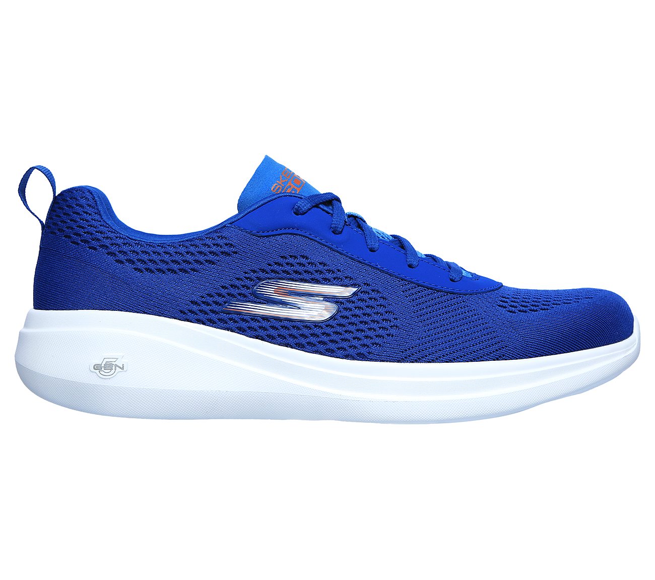 GO RUN FAST-QUAKE, BLUE/ORANGE Footwear Right View