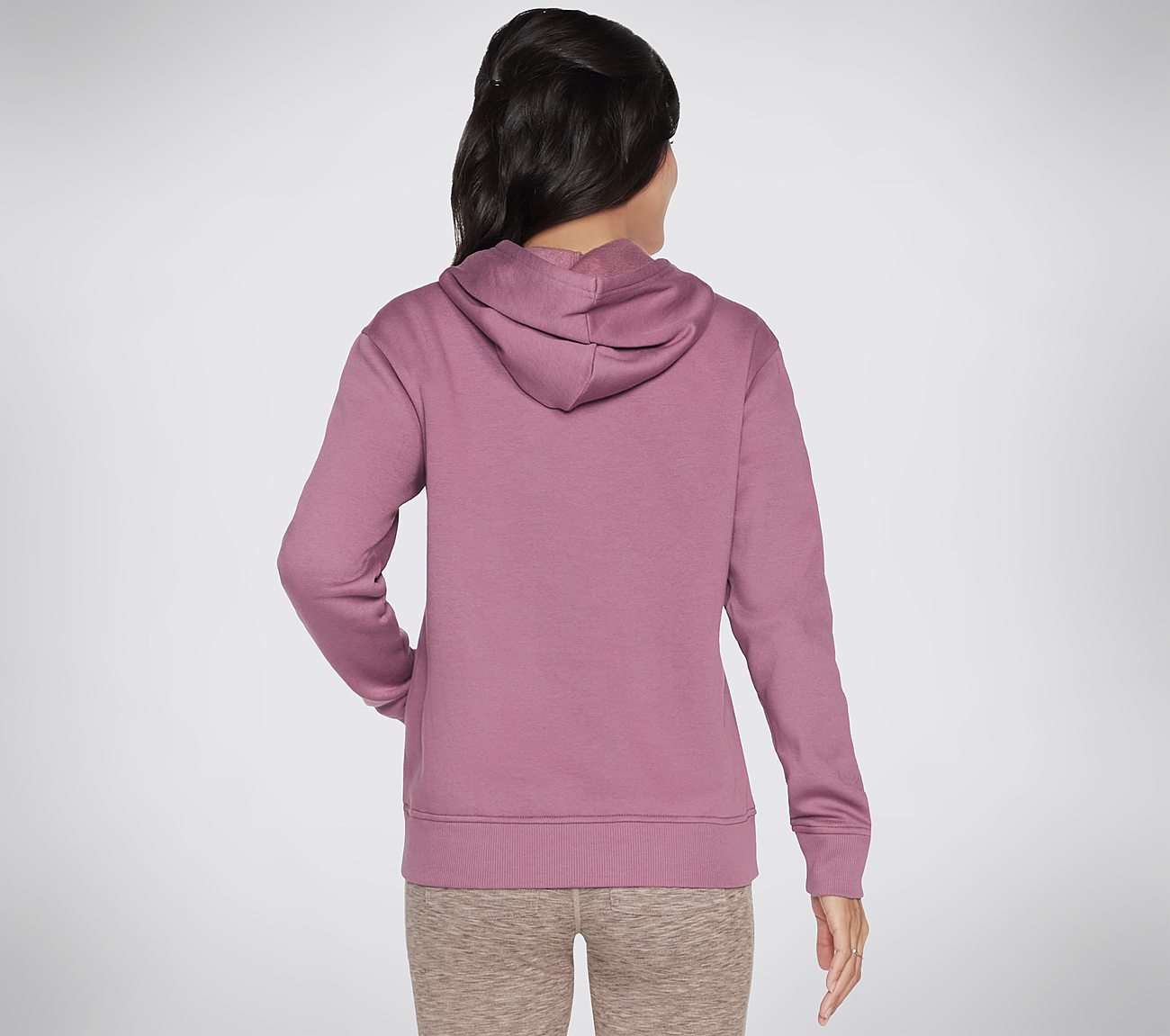 SKECHSWEATS SKECHERS INFINITE, DARK MAUVE Apparel Top View