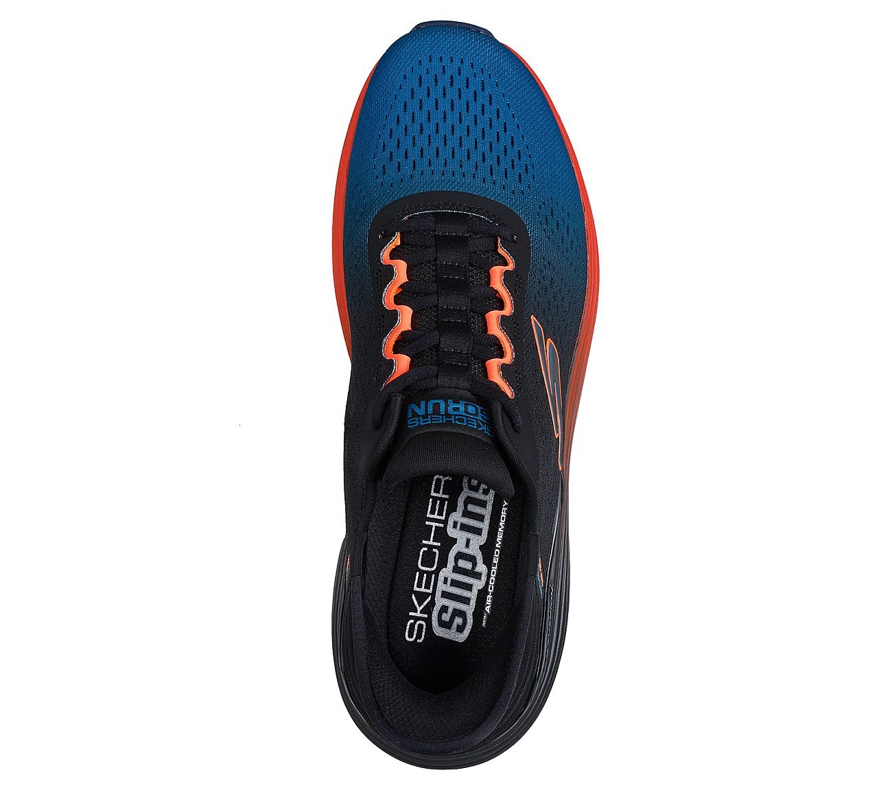 MAX CUSHIONING SUSPENSION - L, BLACK/MULTI Footwear Top View