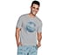 SKECHERS PIER TEE, LIGHT GREY Apparels Lateral View