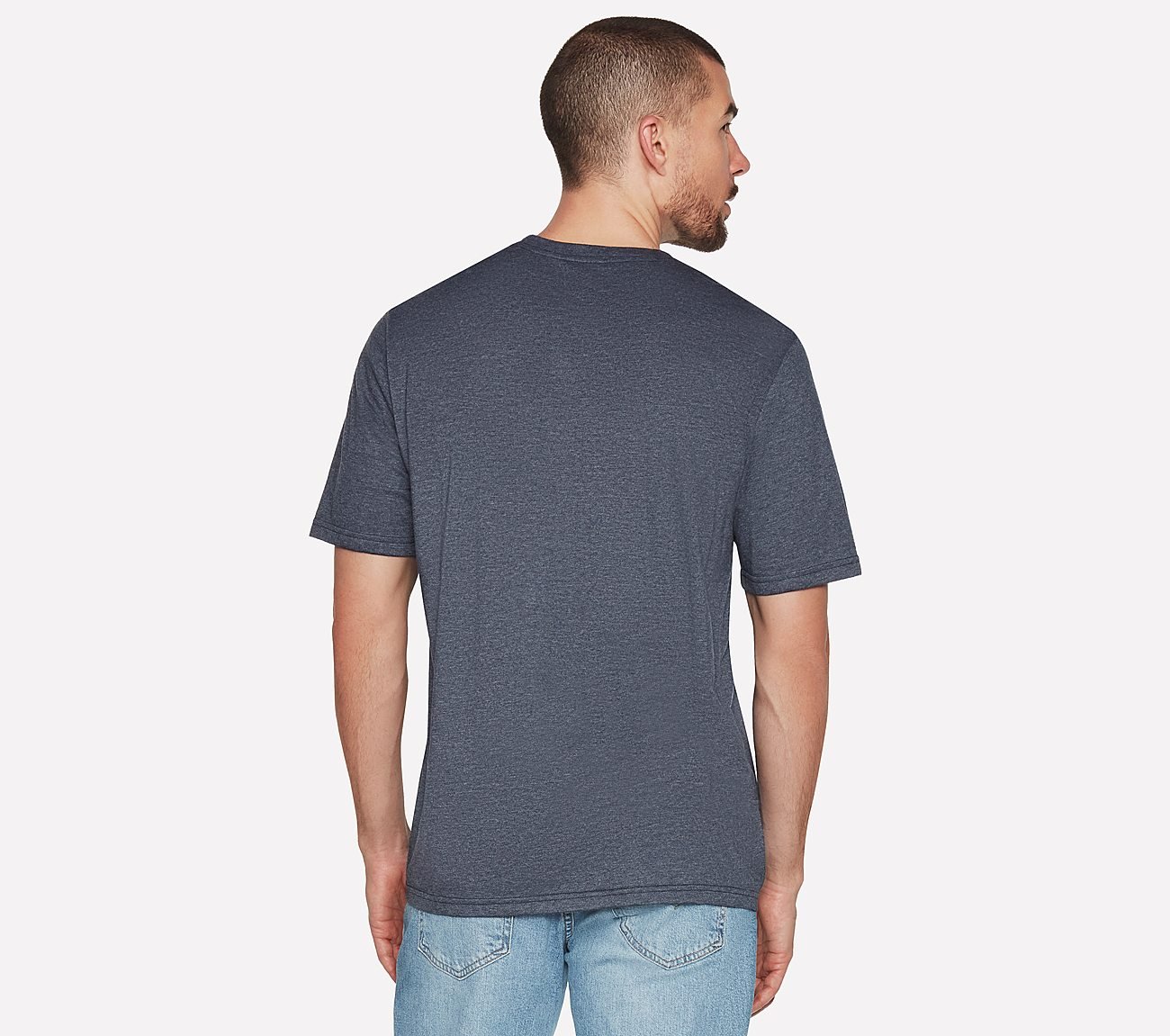 FLAG STRIPE T-SHIRT, NNNAVY Apparels Top View