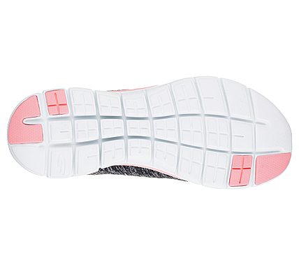FLEX APPEAL 2, BLACK/CORAL Footwear Left View