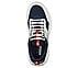 SKECHERS MONSTER - MASHTON, WHITE/NAVY Footwear Top View