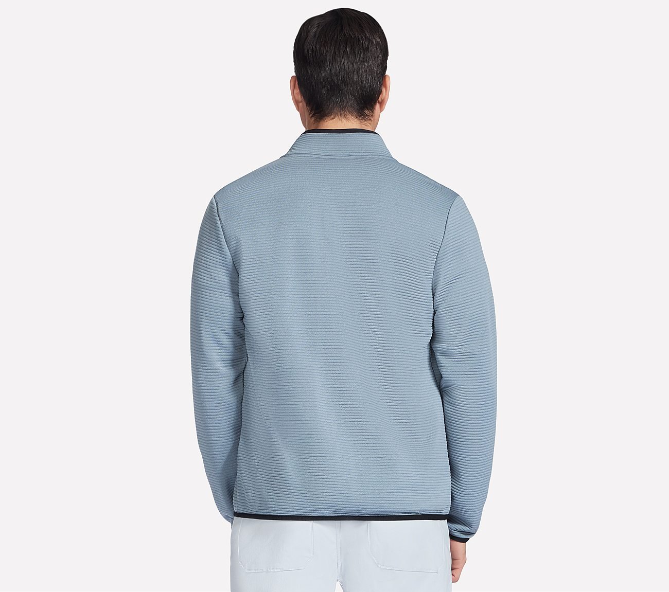 THE HOODLESS HOODIE OTTOMAN, BLUE/PURPLE Apparels Top View
