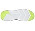 GO RUN ELEVATE, BLACK/LIME Footwear Bottom View