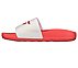 HYPER SLIDE - DERIVER, WHITE/RED Footwear Left View