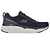 MAX CUSHIONING ELITE - LIMITL, NAVY/RED Footwear Lateral View