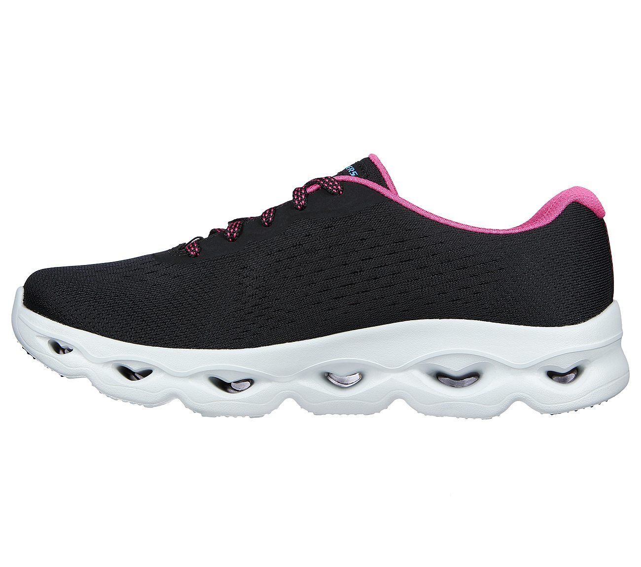 GLIDE-STEP ALLURE-LOVE SPREE, BLACK/PURPLE Footwear Left View