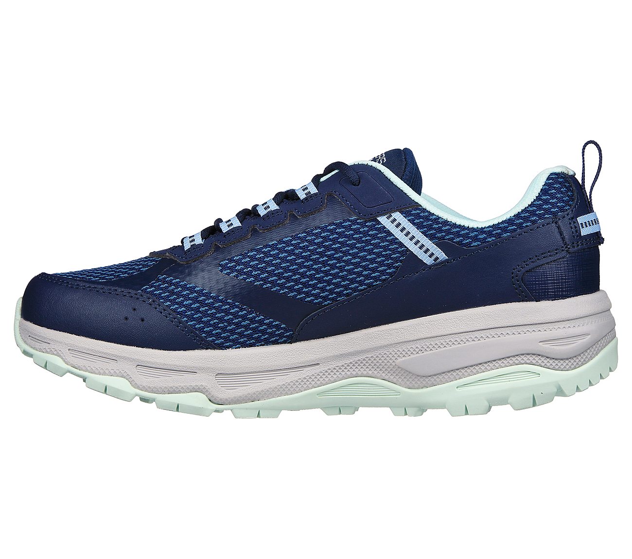 GO RUN TRAIL ALTITUDE, NAVY/TURQUOISE Footwear Left View