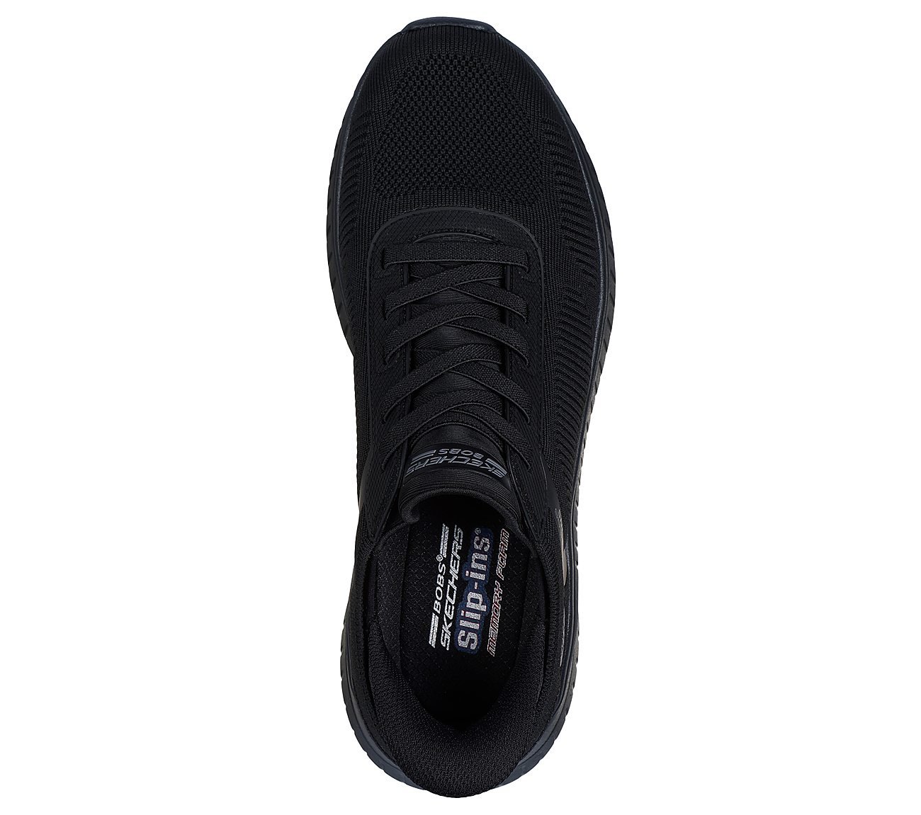 BOB SQUAD CHAOS - SOLID STEP, BLACK Footwear Top View