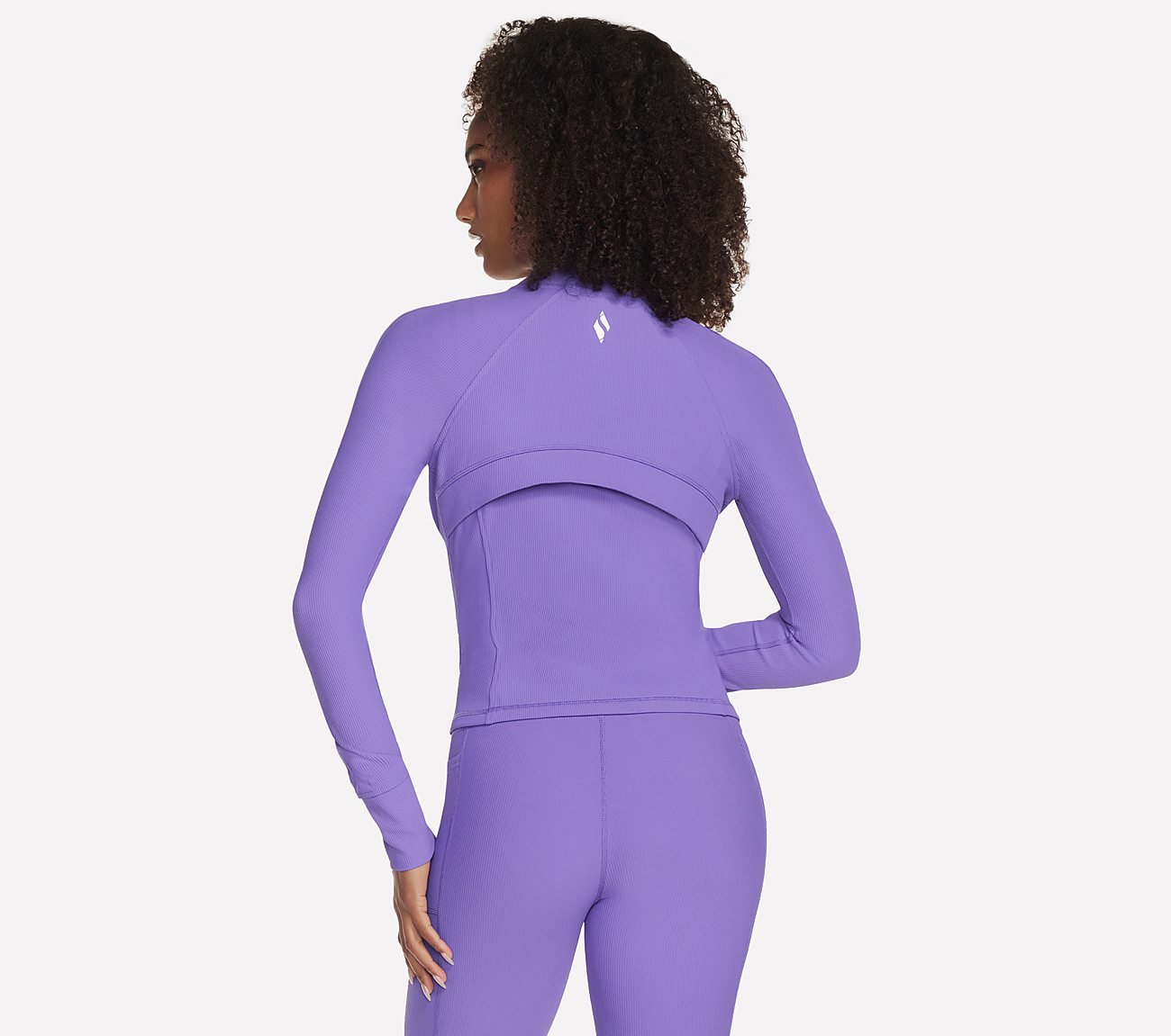 GOFLEX RIB JACKET, NEON PINK/PURPLE Apparels Top View