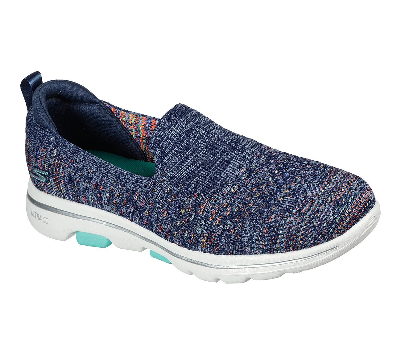 GO WALK 5 - MIRAGE, NAVY/MULTI Footwear Right View