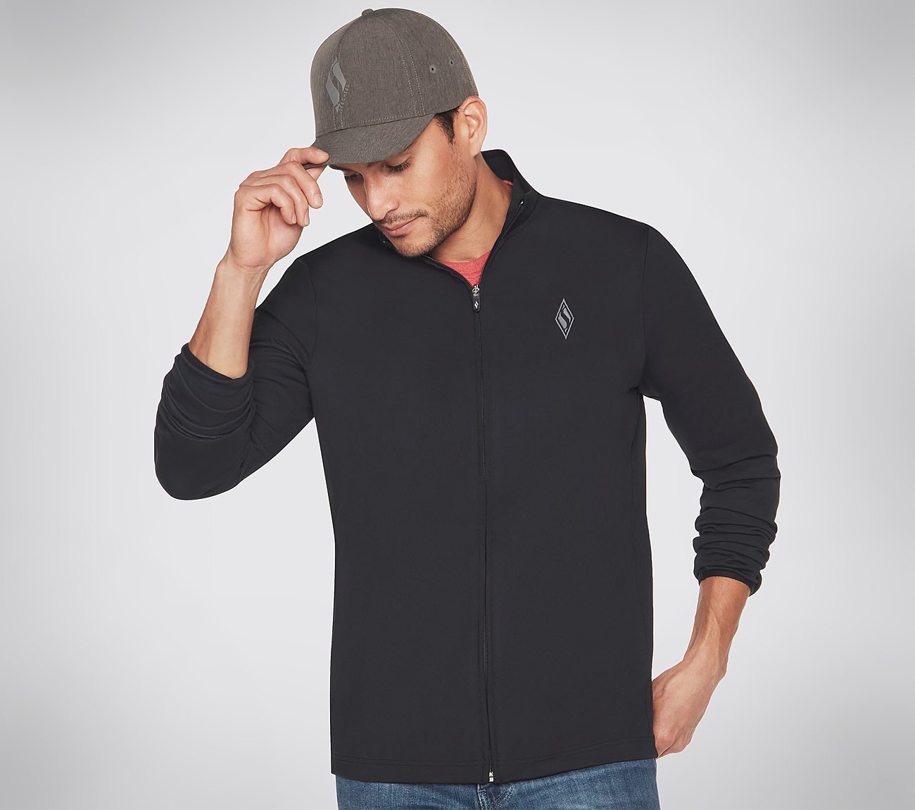 SKECHERS GOFLEX JACKET, BBBBLACK Apparels Left View