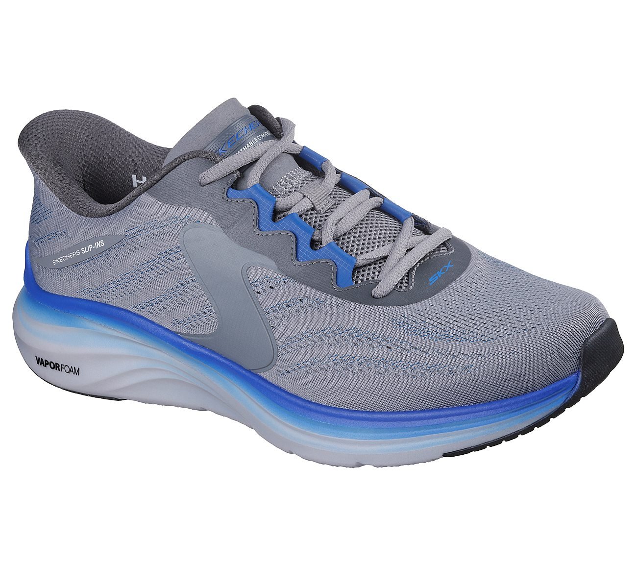 VAPOR FOAM, GRAY/BLUE Footwear Right View