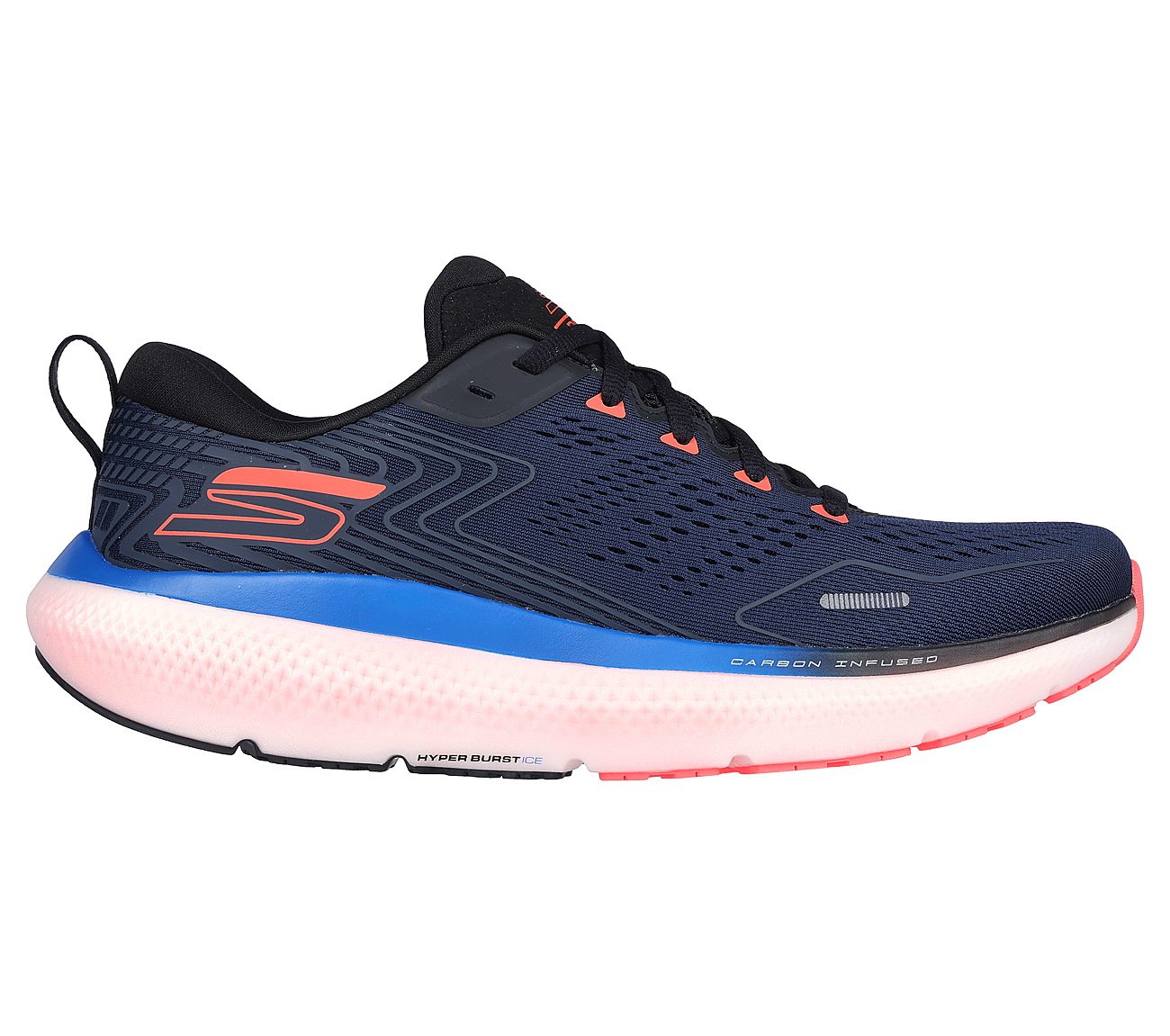 GO RUN RIDE 11, NAVY Footwear Lateral View