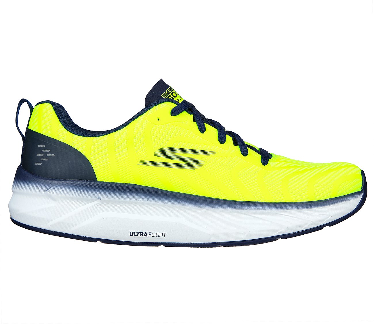 GO RUN BALANCE 2, LIME / NAVY Footwear Lateral View