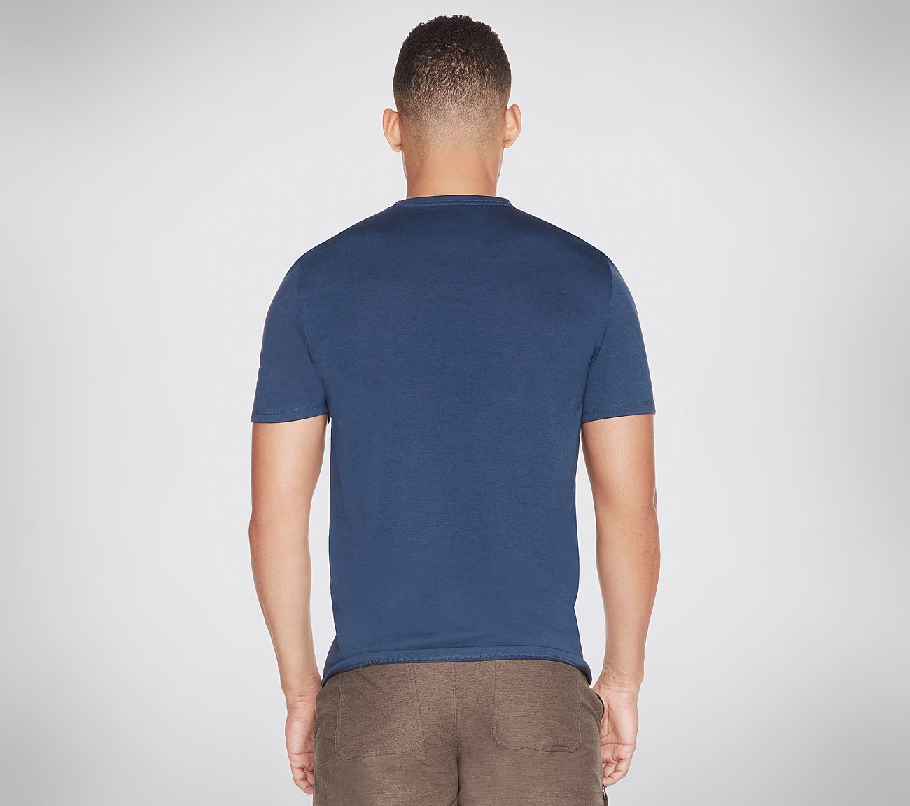SKX DR PREM T-SHIRT, BLUE Apparels Top View