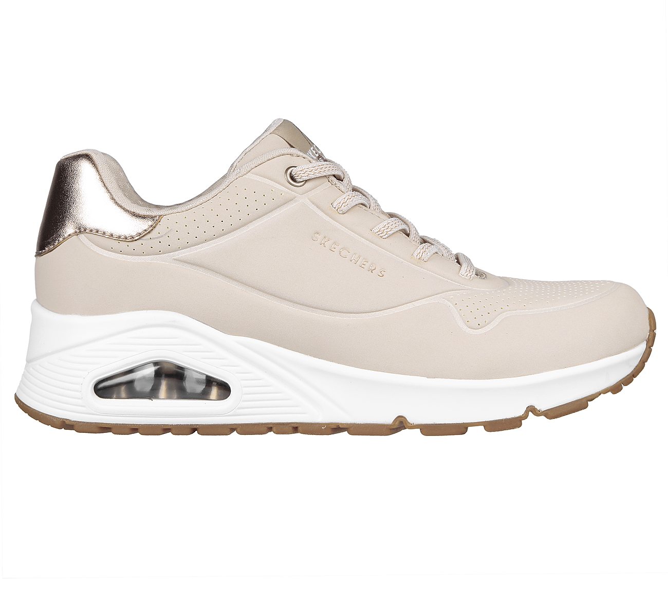 UNO - SHIMMER AWAY, NATURAL Footwear Right View