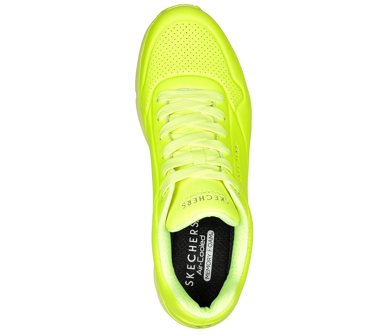 UNO - STAND ON AIR, LIME Footwear Top View