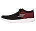 GO RUN 6, BLACK/RED Footwear Left View