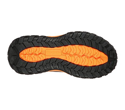 TURBO SPEED, BLACK/GREY/ORANGE Footwear Bottom View