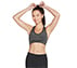 SEAMLESS SPORTS BRA, BLACK/WHITE Apparels Bottom View